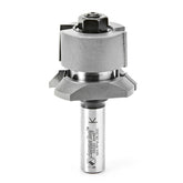 Amana Tool 55320 Carbide Tipped V Paneling 45 Deg x 1-13/16 Dia x 1/2 to 1-3/16 x 1/2 Inch Shank with Ball Bearing Assembly